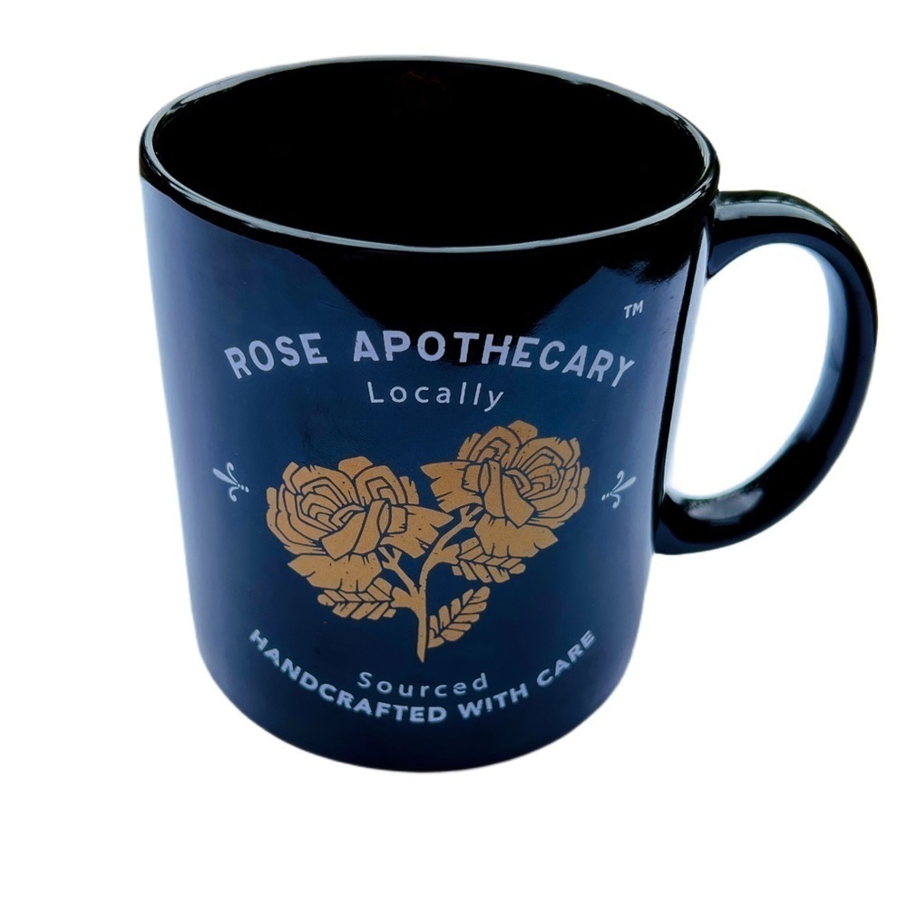 Schitt's Creek Rose Apothecary Black Ceramic Mug 20 oz